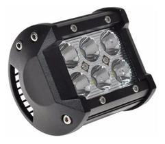 Farol Milha Led Barra 06 Leds - Off Road Carros Jeeps