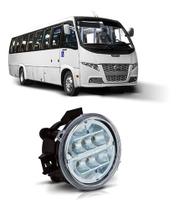 Farol Milha Longo Alcance Caminhão Ônibus Van 6 LED 12 Volts Farol Milha Longo Alcance Caminhão Ônibus Van 6 LED 12 Volts