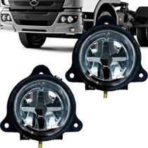 Farol Milha Mb Atego Auxiliar Completo Caminhão Mercedes Ano 2012 a 2023 Kit 2 Peças