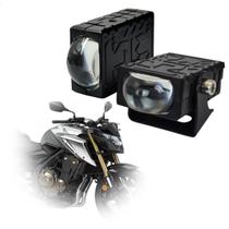 Farol Milha Mini Led 6500k Com Strobo 30w Bicolor Stallion Farol Milha Mini Led 6500k Com Strobo 30w Bicolor Stallion