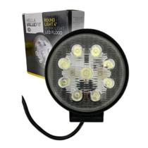 Farol Milha Neblina Trabalho Redondo Hella Valuefit 9 Led