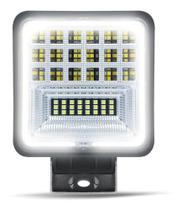 Farol milha qaudrado led drl branco lt2501 rayx