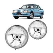 Farol Milha Redondo Carcaca De Ferro Longo Alcance 12v