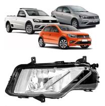 Farol Milha Todo Cromado Gol Voyage G8 Saveiro G7 Direito