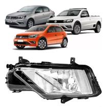 Farol Milha Todo Cromado Gol Voyage G8 Saveiro G7 Esquerdo