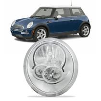 Farol Mini Cooper 2001 2002 2003 2004 2005 2006 Cromado
