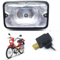 Farol mobilete caloi carcaca plastica com interruptor Farol mobilete caloi carcaca plastica com interruptor