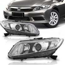 Farol New Civic 2012 2013 2014 2015 2016 Elétrico Com Motor