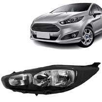 Farol new fiesta hatch 2014 2015 16 17 18 2019 mascara negra