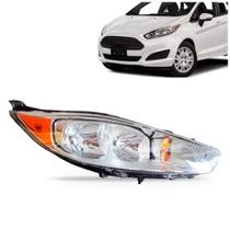 Farol new fiesta mexicano 2013 2014 2015 2016 cromado pisca âmbar