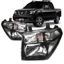 Farol Nissan Frontier 2012 2013 2014 Máscara Negra Farol Nissan Frontier 2012 2013 2014 Máscara Negra