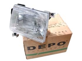 Farol Nissan Frontier 98/01 Ld Acrílico Depo 315-1130r