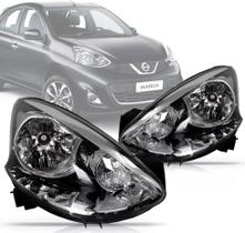 Farol Nissan March 2014 2015 2016 14 15 16 Manual