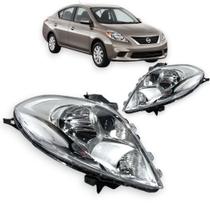 Farol nissan versa 2011 2012 2013 2014 direito Farol nissan versa 2011 2012 2013 2014 direito
