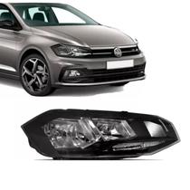 Farol Novo Polo Virtus 2018 á 2022 Máscara Negra Friso Preto