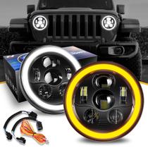 Farol NUVISION LIGHTING LED DRL Projetor High Low Beam