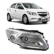 Farol onix 2012 em diante ld cromado usa lâmpada h4