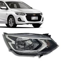 Farol Onix 2020 2021 2022 Hatch Sedan Cromado Farol Onix 2020 2021 2022 Hatch Sedan Cromado