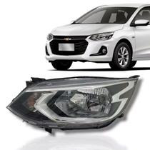 Farol Onix 2020 2021 2022 Hatch Sedan Cromado Farol Onix 2020 2021 2022 Hatch Sedan Cromado