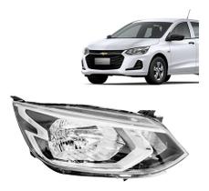 Farol Onix 2020 2021 2022 Manual Cromado Sem Led Farol Onix 2020 2021 2022 Manual Cromado Sem Led