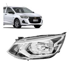 Farol Onix 2020 2021 2022 Manual Cromado Sem Led Farol Onix 2020 2021 2022 Manual Cromado Sem Led