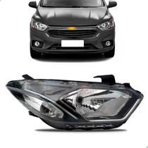 Farol Onix e Prisma 2017 a 2020 Manual Sem Led Friso Cromado