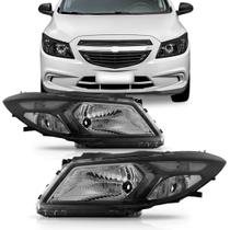 Farol Onix Prisma 2012 13 14 15 2016 Manual Máscara Negra Farol Onix Prisma 2012 13 14 15 2016 Manual Máscara Negra