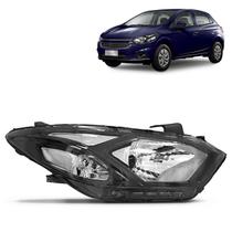 Farol Onix Prisma 2017 2018 2019 Manual Friso Preto Com Led Farol Onix Prisma 2017 2018 2019 Manual Friso Preto Com Led