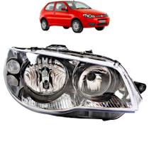 Farol Palio 2004 2005 06 a 2016 Máscara Cromada Aro Preto