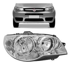 Farol palio 2004/ mascara cromada aro cromado ld