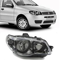 Farol palio 2005 até 2014 ld duplo máscara metalizado canhão negro restyling ii tuning usa l