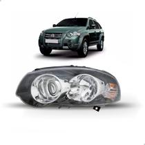 Farol Palio Strada Locker Máscara Negra 2010 2011 Canhão Cromado