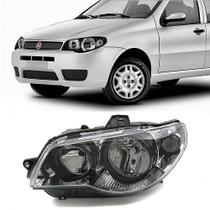 Farol Palio/Strada/Siena 2005/2018 Foco Preto Esquerdo Farol Palio/Strada/Siena 2005/2018 Foco Preto Esquerdo