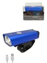 Farol Para Bike Alumínio Led Recarregável Usb Á prova D'água Dahora