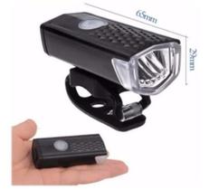 Farol Para Bike Bicicleta+sinalizador Trazeira Recarregaveis