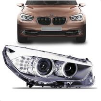 Farol para Bmw Serie 5 2011 12 13 2014 Eletrico C/ Motor Led Farol para Bmw Serie 5 2011 12 13 2014 Eletrico C/ Motor Led