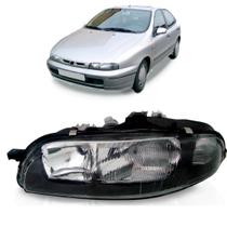 Farol para Fiat Marea 1997 1998 1999 2000 a 2003 Fume Raiado Farol para Fiat Marea 1997 1998 1999 2000 a 2003 Fume Raiado