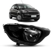 Farol para Ford KA 2019 2020 2021 2022 Mascara Negra Manual Farol para Ford KA 2019 2020 2021 2022 Mascara Negra Manual