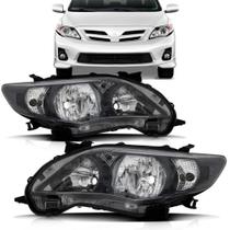 Farol para Toyota Corolla Xrs 2012 2013 2014 Máscara Negra