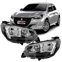 Farol Peugeot 208 2020 2021 2022 2023 2024 Sem Led 3 Furos