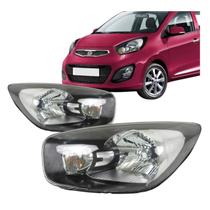 Farol Picanto 2012 A 2017 Eletrico Com Motor Sem Projetor