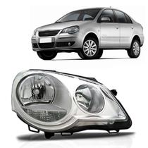 Farol Polo 2007 2008 2009 2010 2011 2012 Elétrico Cromado C/ Motor Farol Polo 2007 2008 2009 2010 2011 2012 Elétrico Cromado C/ Motor