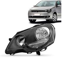 Farol Polo 2007 A 2012 Manual Máscara Negra Farol Polo 2007 A 2012 Manual Máscara Negra