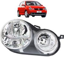 Farol Polo Hatch e Sedan 2003 2004 2005 2006 Cromado