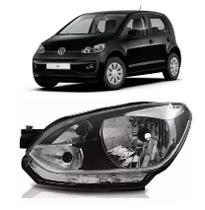 Farol Preto Filete Cromado VW UP 2014 2015 2016 Esquerdo Farol Preto Filete Cromado VW UP 2014 2015 2016 Esquerdo