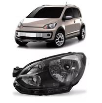 Farol Preto Filete Preto VW UP 2014 2015 2016 Esquerdo