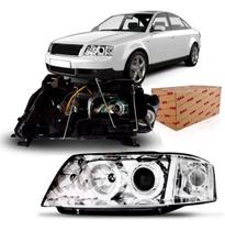Farol Principal Audi A6 Limousine / 2001 A 2004 Lado Direito (Passageiro) Farol Principal Audi A6 Limousine / 2001 A 2004 Lado Direito (Passageiro)