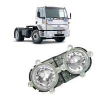 Farol Principal Cromado Duplo Diagonal para Caminhões Ford Cargo 712 815 816 916 2425 2622 2626 2628 2630 2631 2831 2932 5031 5032 6332