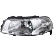 Farol Principal Cromado Foco Simples com Carcaça Preta Gol Parati Saveiro Versão G3 99 até 2005 Farol Principal Cromado Foco Simples com Carcaça Preta Gol Parati Saveiro Versão G3 99 até 2005