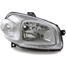 Farol Principal Cromado Lado Direito Uno Evo Flex 2010 até 2014 Fiorino Evo Flex 2014 até 2020 Farol Principal Cromado Lado Direito Uno Evo Flex 2010 até 2014 Fiorino Evo Flex 2014 até 2020
